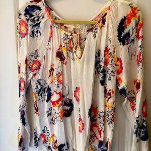 Flowery top from Francesca’s